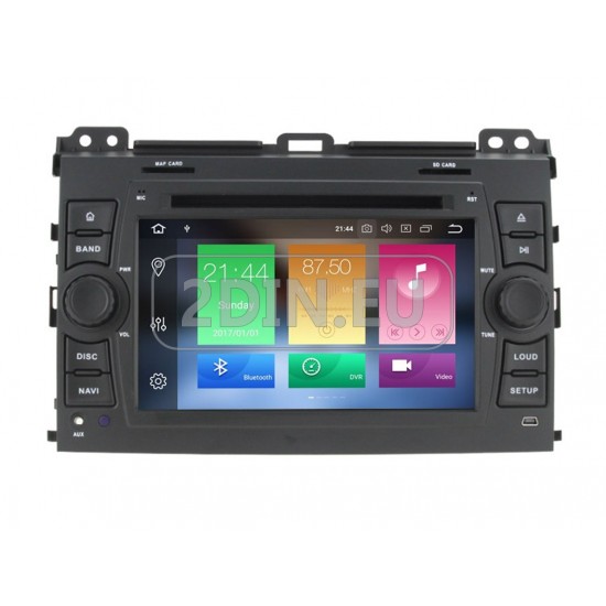 TOYOTA Land Cruiser Prado 120 - МУЛТИМЕДИЯ / Навигация android 16 DVD + DSP